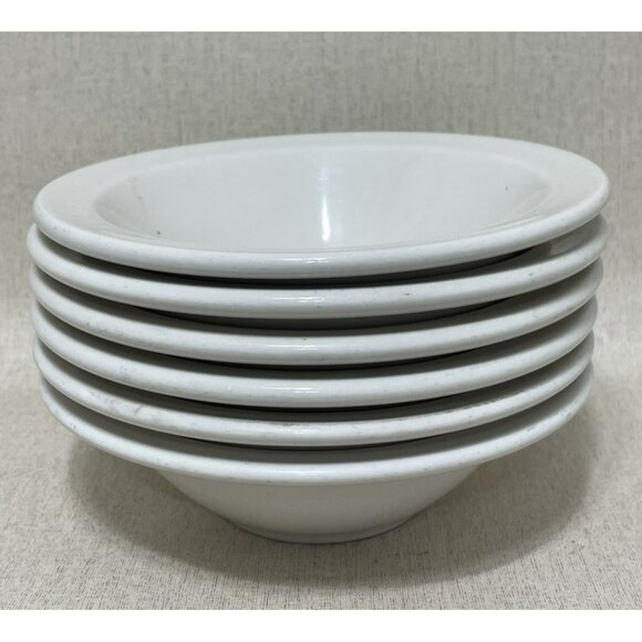 Homer Laughlin Restaurant Ware 6 Inch Bowl Set Of 6 - Picture 1 of 5